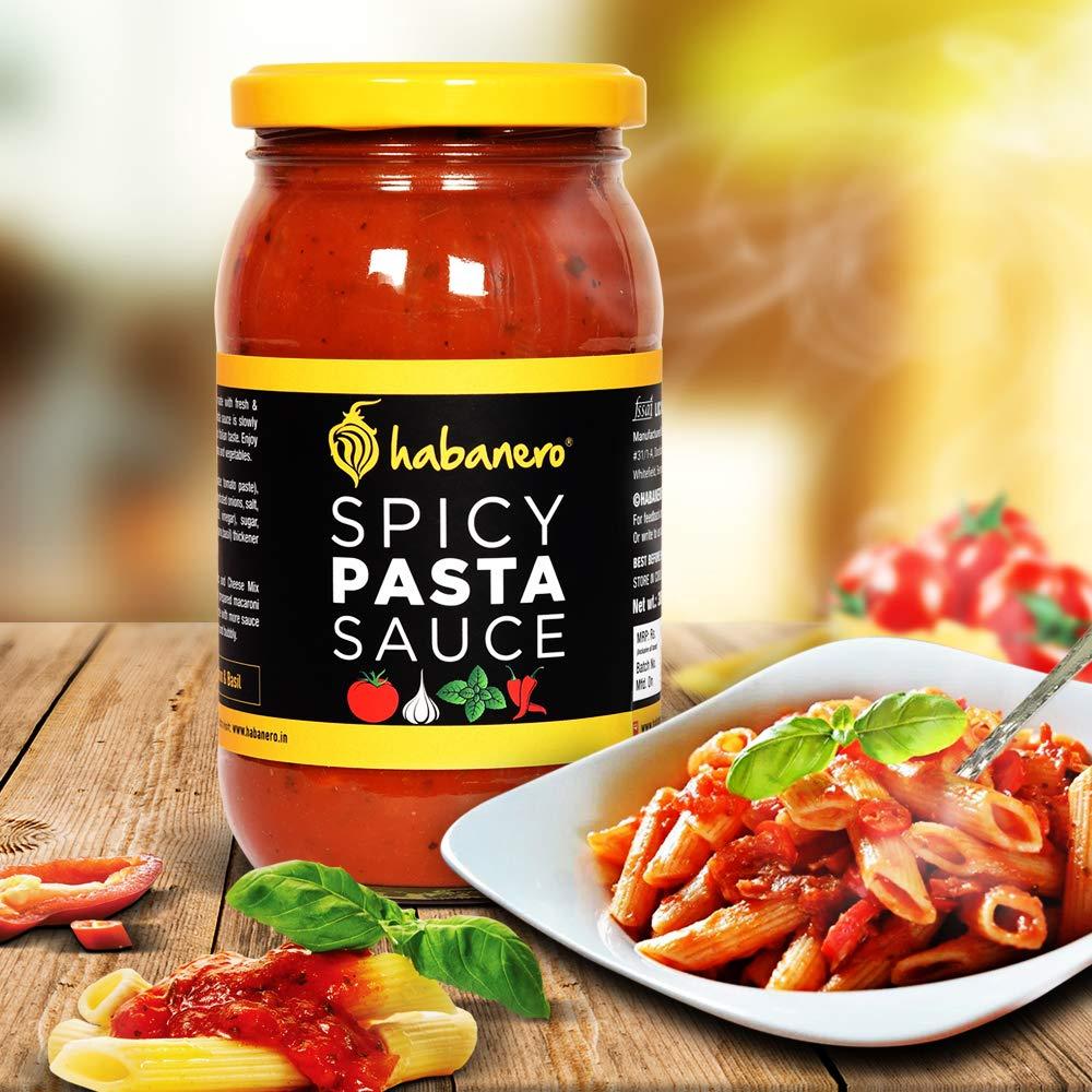 Habanero Habanero Spicy Pasta Sauce TomatoSalsa andHot Sauce l 755G l Non-GMO| Gluten Free l 100% Vegan and Natural Ingredients l Perfect as Salad Dressing l Tomato sauce replacement l Made with sun ripened tomatoes and fresh onions| Add to pizza sauce for ex
