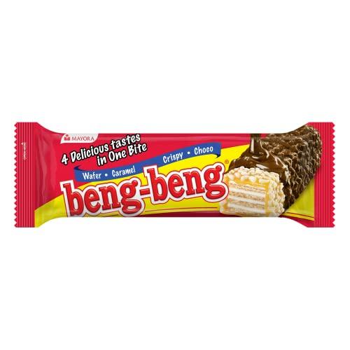 beng -beng beng -beng - Chocolate Caramel Wafer Crispy Bar|4 Delicious Layers In 1 Bite - 625Gm|25Gm X Pack of 25 (pack of 1)