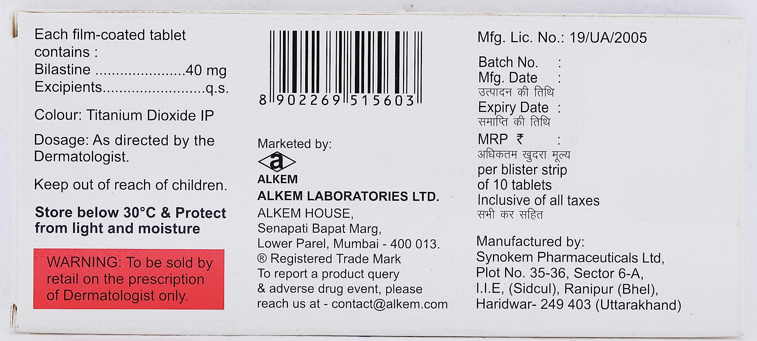 Prucros Prucros 40 - Strip of 10 Tablets