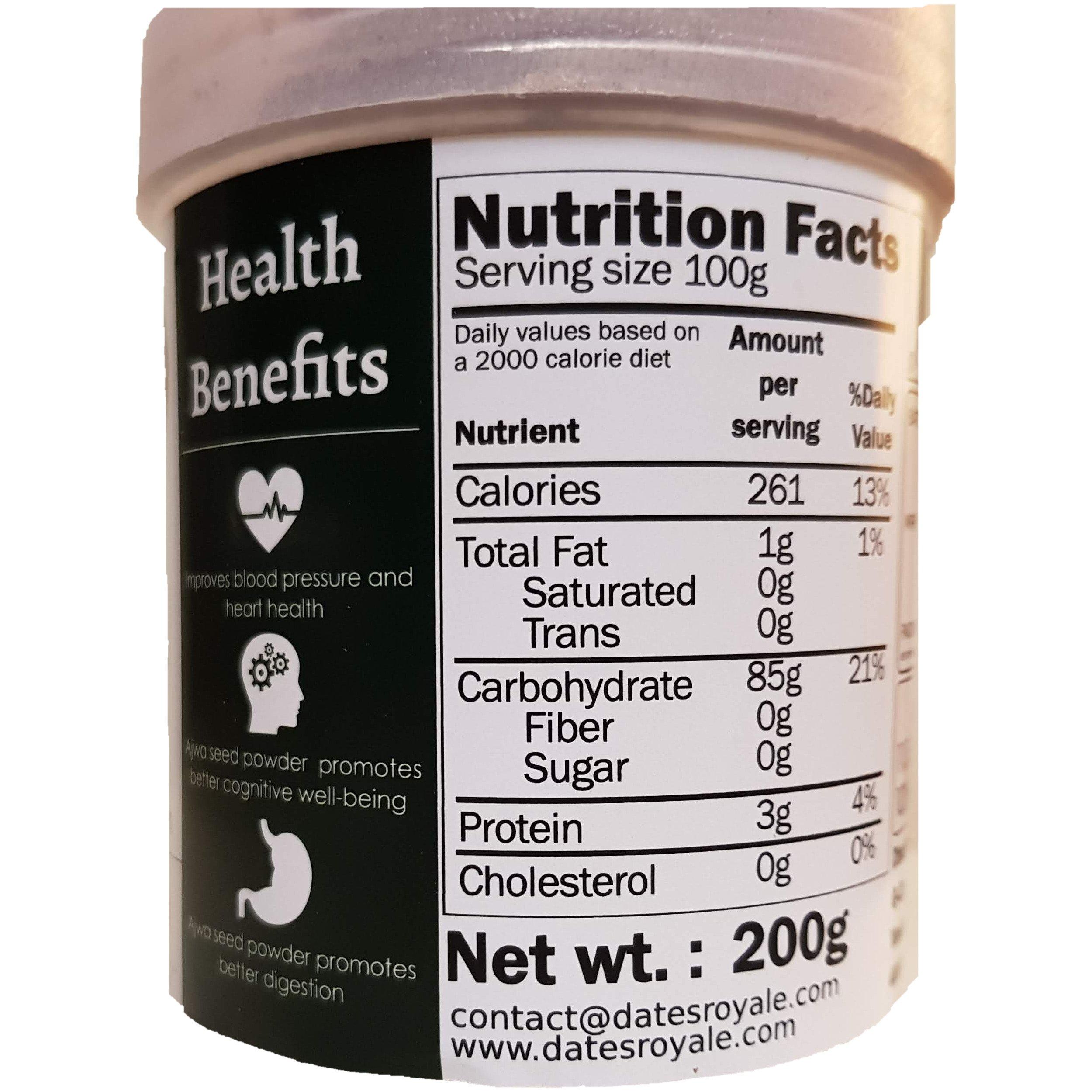 DatesRoyale DatesRoyale 200g Ajwa al Madinah Seed Powder