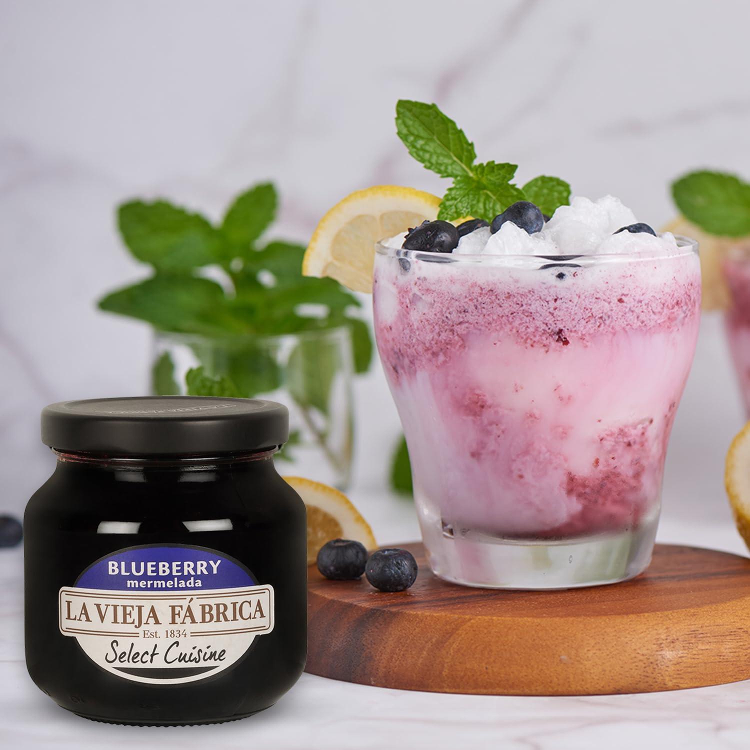 La Vieja Fabrica LA VIEJA FABRICA JAM Combo Pack of Blueberry jam 285G and Raspberry jam 350G