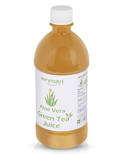 verynutri Verynutri Aloe Vera Green Tea Juice 600 Ml | Helps Body to Achieve and Maintain Healthy Weight.