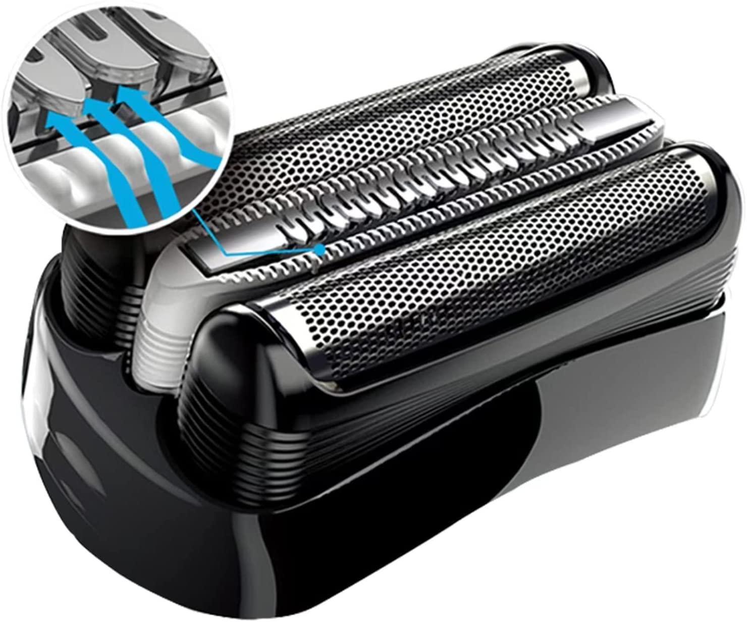 YIQAN YIQAN 32B S3 Replacement Shaver Heads Part Accessories for Braun Series 3 Shaving Razor Replacement Head, Shaving Head for 3010s 320 330 340 370cc 3090cc 350cc-4 390cc-4 3000s 3040s 3050cc (1Q)