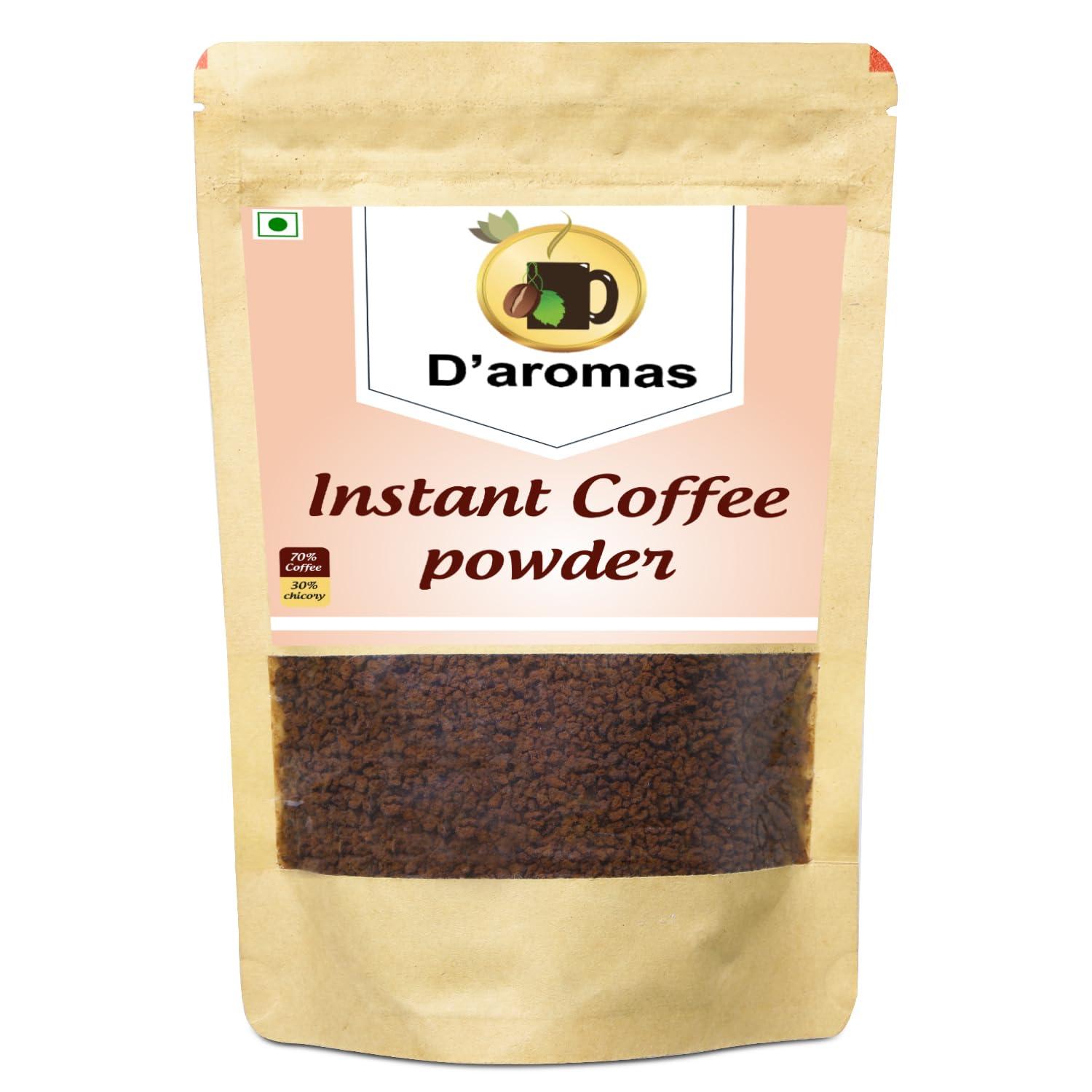 D\'aromas D\'aromas 70% Coffee 30% Chicory Coffee Powder 1kg| Instant Coffee Powder|Rich Aroma with Bold Taste