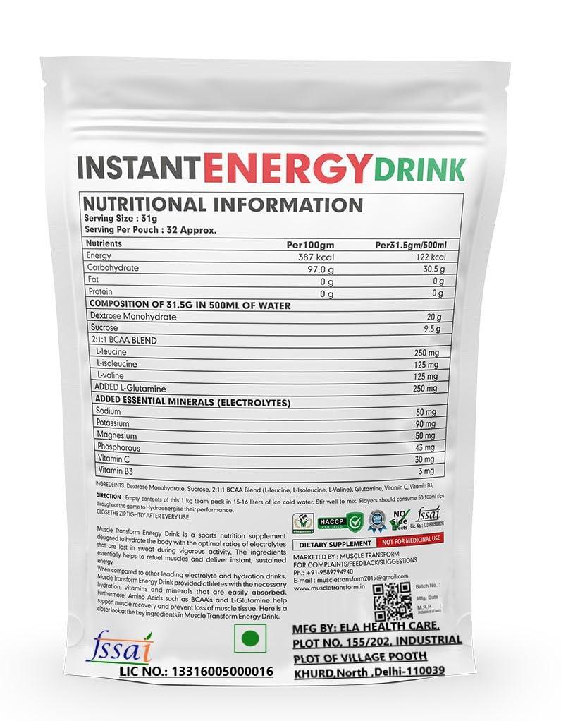 MUSCLE TRANSFORM Muscle Transform HEALTH SUPPLIMENT- LEUCINE, VALINE DRINK POWDER, 1Kg