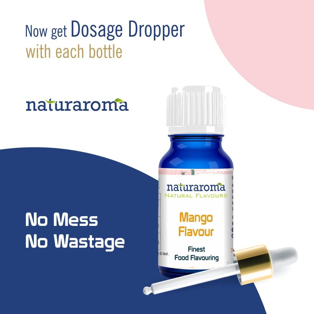 Naturaroma Naturaroma Mango Flavour Essence | Extract for Cake Baking | Pure and Natural Essence for Cake Making | Food Essence for Ice cream, Juices, and Drinks | Mango Flavour Extract for Beverages-30Ml