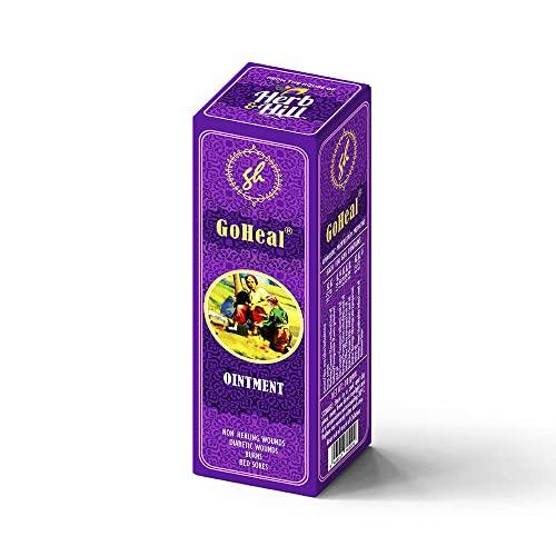 Herb & Hill GoHeal - The cream clinically proven and doctor approved to apply topically on non-healing wounds, bed sores, pressure sores, diabetic wounds And venous ulcers (10 Gram)