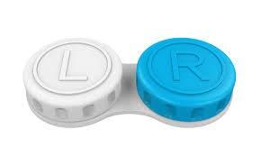 Gold Look Gold Look Monthly Blue Colored Contact Lenses 0 Power By T&R Lens(Paradise Blue)