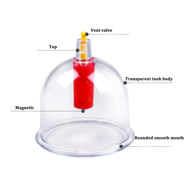 AHCS AHCS Kangzhu 24-Cup Biomagnetic Chinese Cupping Therapy Set
