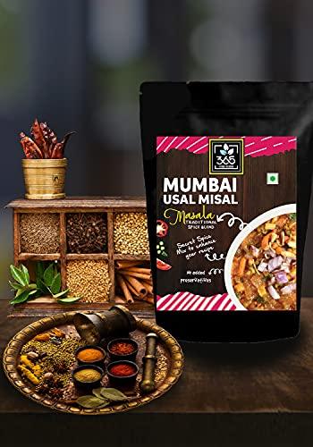 365 STORE TO DOOR 365 STORE TO DOOR Indian Spice – Mumbai Usal Misal Masala, 250 gm | Homemade Powdered | for Healthy Cooking | Ready to use | All Seasonings Spices | Pure & Hygiene | Mumbai Special Taste | Spice Mix