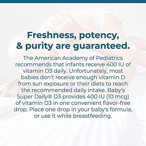 Carlson Laboratories Carlson Labs Carlson Laboratories Super Daily D3 for Baby 400IU Supplement, 10.3 ml, 0.35 Fluid Ounce