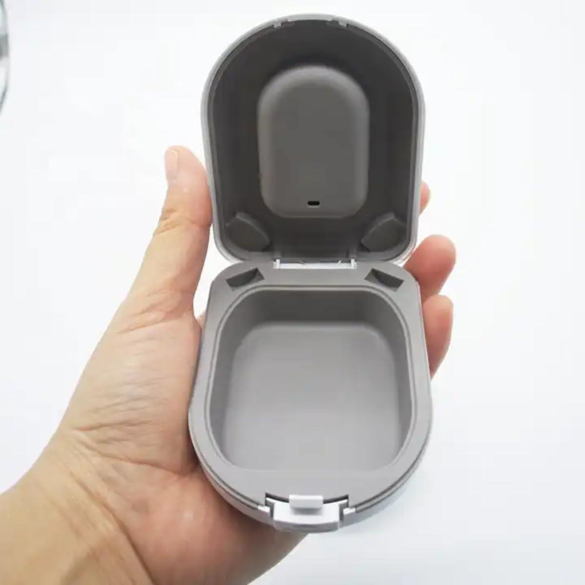 Balson Balson Hearing Aid Case, Hearing Aid Cases Waterproof Portable Drop Resistance Hearing Aid Storage Box Hard Hearing Aid Boxes Hearing Aid Container Hard Case for Hearing Aids (Model-2, White)