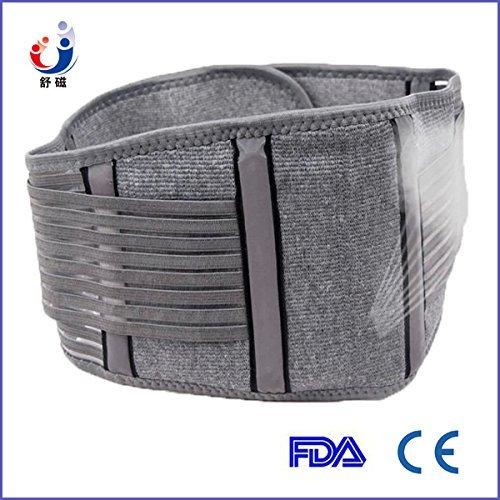 Sira JointComfo Sira Bamboo Charcoal Back Belt for Back Pain Lumbar Support Belt Joint Pain Waist Pain Reliever Waist Support Belt Workouts Gymnastic Relief Swelling Dual Adjustable Straps for UNISEX (M)
