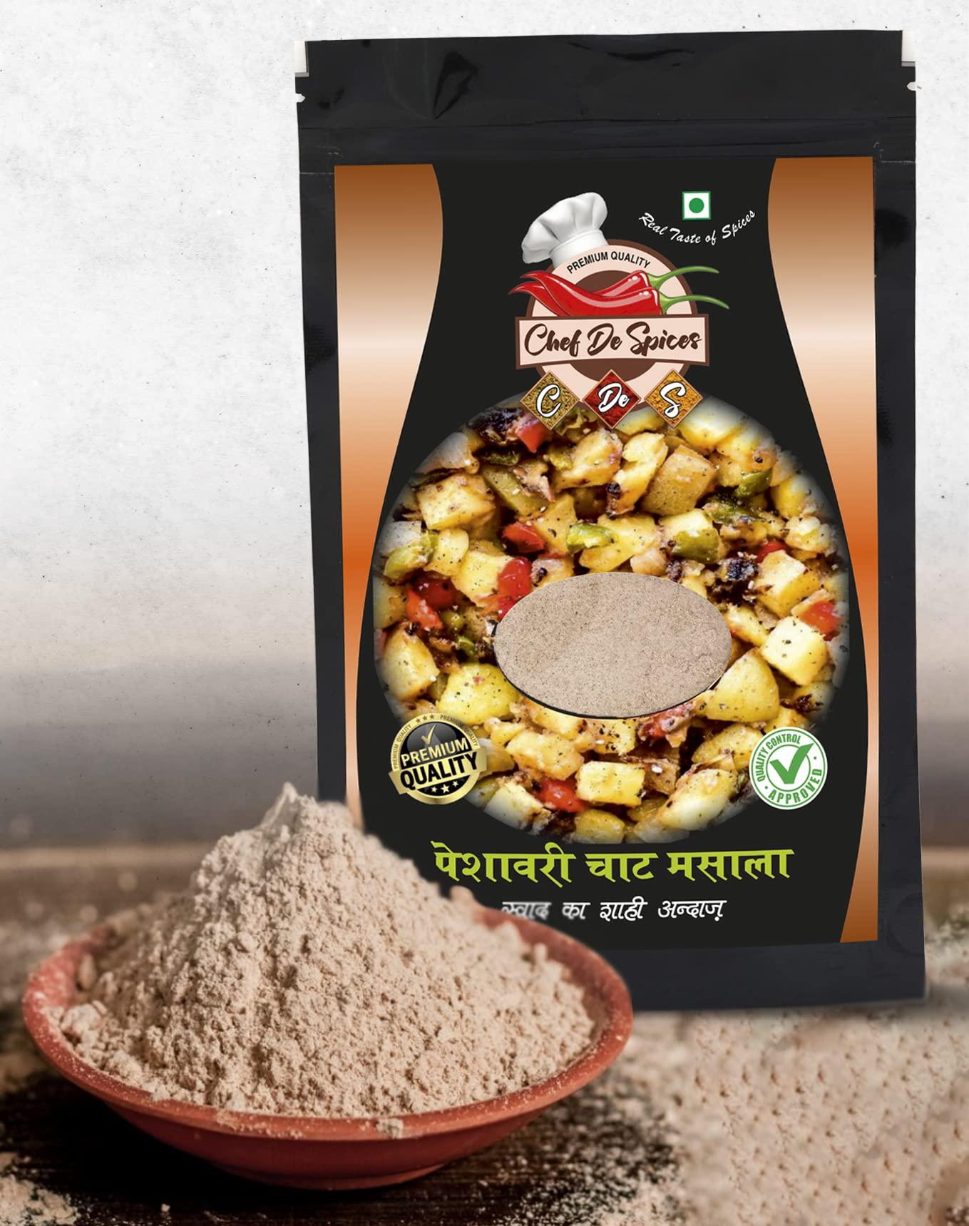 Chef De Spices Chef De Spices - Peshawari Chaat Masala with 100% Natural Ingredients , Chaat Masala , Rich in Flavour and No Artificial Additives , Non-GMO 50G