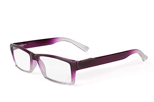 AEC AEC LibraryS1 Light Reading Eyeglasses With Smart Hard Cover (+2.75, Pink-White)