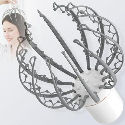 BLURISM BLURISM Electric Head Massager, Head Massage Spider, Scalp Massage Brush with 12 Claws, Rechargeable, Vibrating Head Massager to Relieve Stress