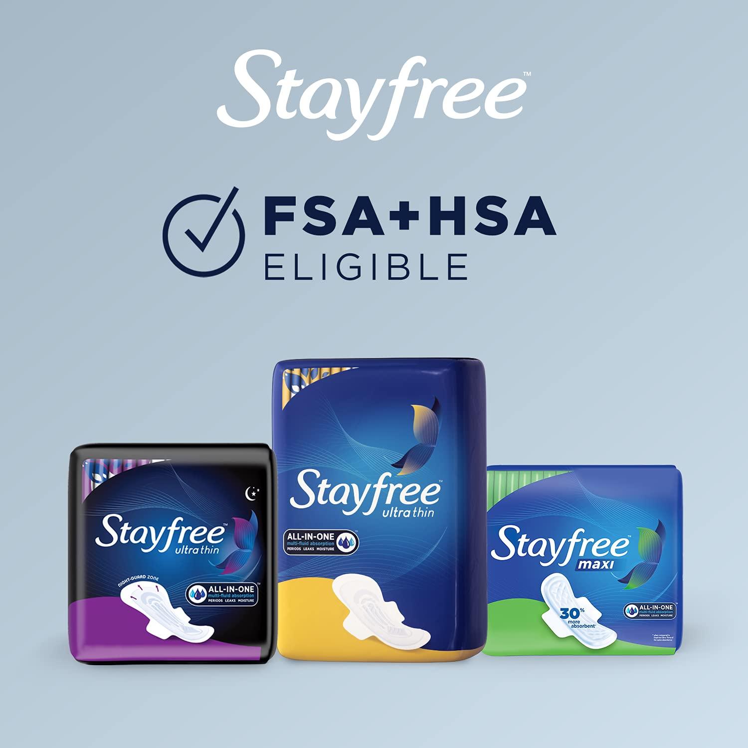 Stayfree Stayfree Maxi Pads For Women, Super - 48 Count