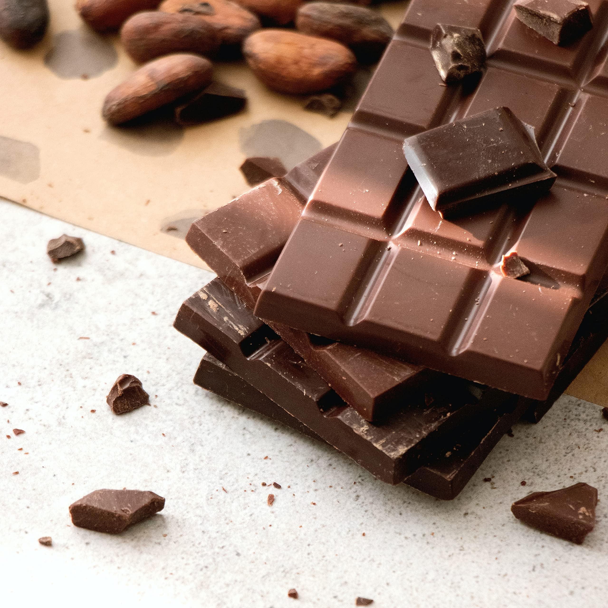 Trapa TRAPA STEVIA Extra FINO Blanco CON Chocolate BAR 75 GM Pack of 2