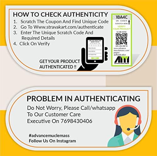 Advance MuscleMass Advance MuscleMass Beta Alanine Amino Acid supplement- Pack of 150 gm / 0.33 lbs Powder | (33 Servings) | Pre workout| Orange Flavour