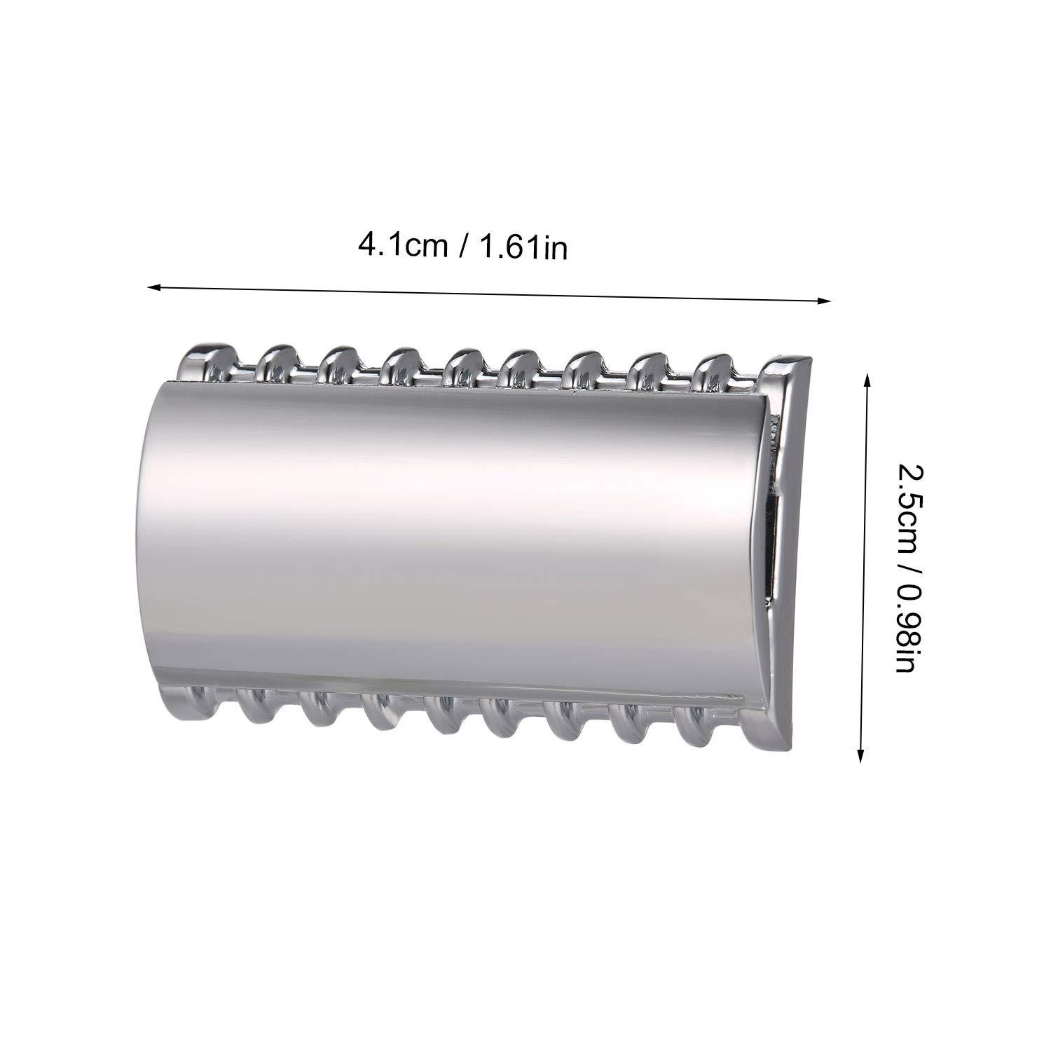 Honeytecs Honeytecs Double Edge Safety Razor Stainless Steel Open Comb Head Men Safety Razor Head Beard Shaving Tool for Barber Male Home Use