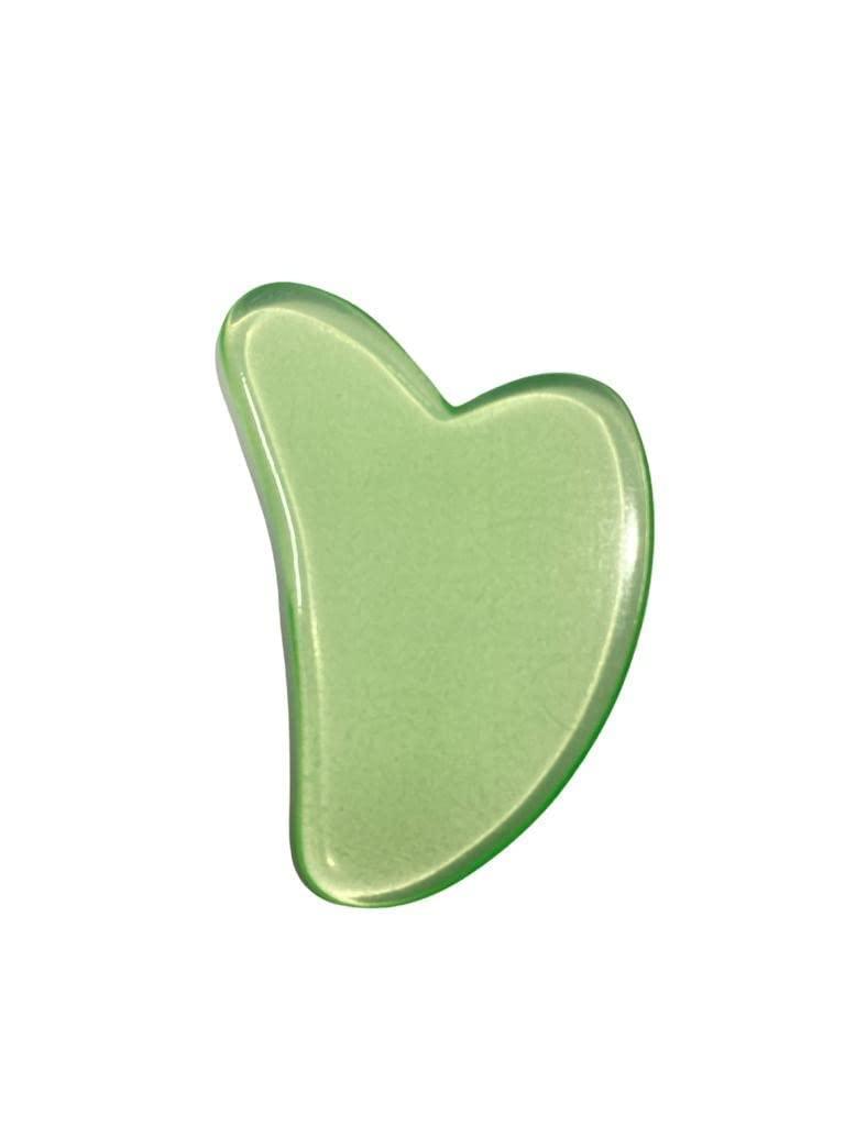 POWEREST POWEREST Plastic Gua Sha Massage Tool for Face Massager Skin Scraping Massager Gua Sha Board for for Face Body Skin Spooning/SPA/Neck Relax/Soft Tissue (GREEN)