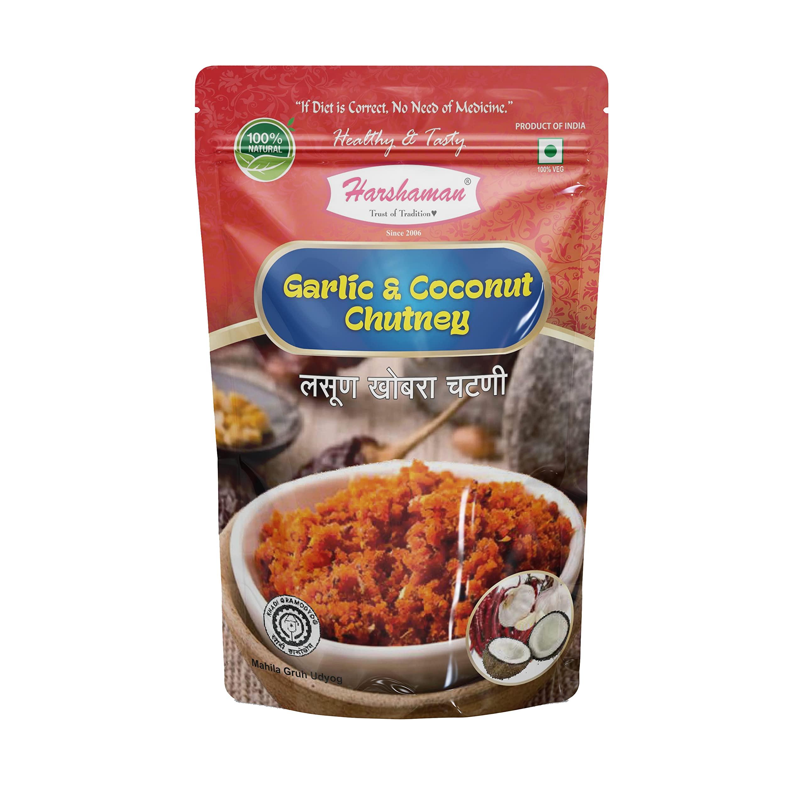 Harshaman Harshaman Chutney - Garlic & Coconut, 100g