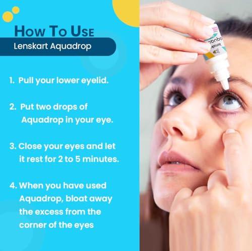 AQUALENS CONTACT LENSES Lenskart Aquadrop Natural 10 ml each Pack of 3