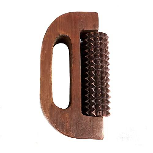 LINQUARD COLLECTION STORE Linquard Collection Store Wood Acupressure Roller D Massager/Hands massager/ Spine acupuncture massager roller /Wooden Roller Massager || wooden handheld foot roller
