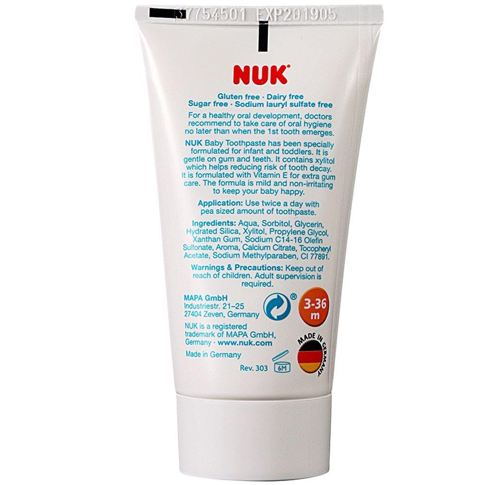 NUK Nuk Welcome Baby Grooming / Starter Set (3-36 Months Toothpaste)