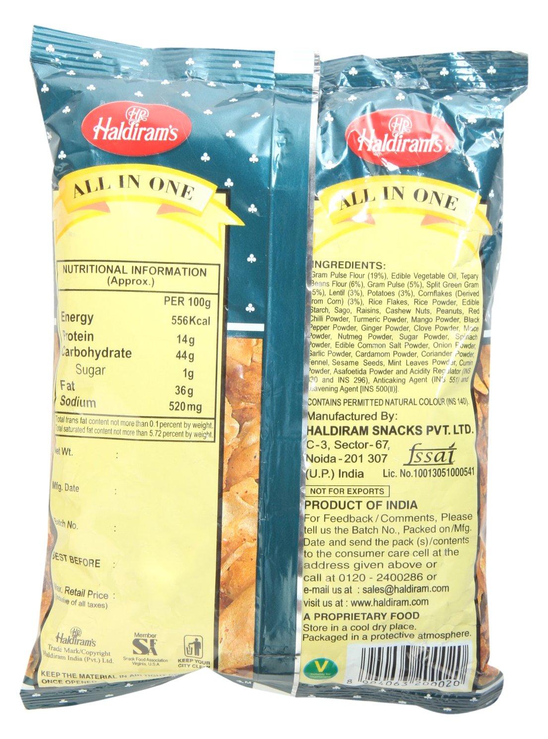 Haldiram\'s Haldirams Snacks - All in One, 200g Pack