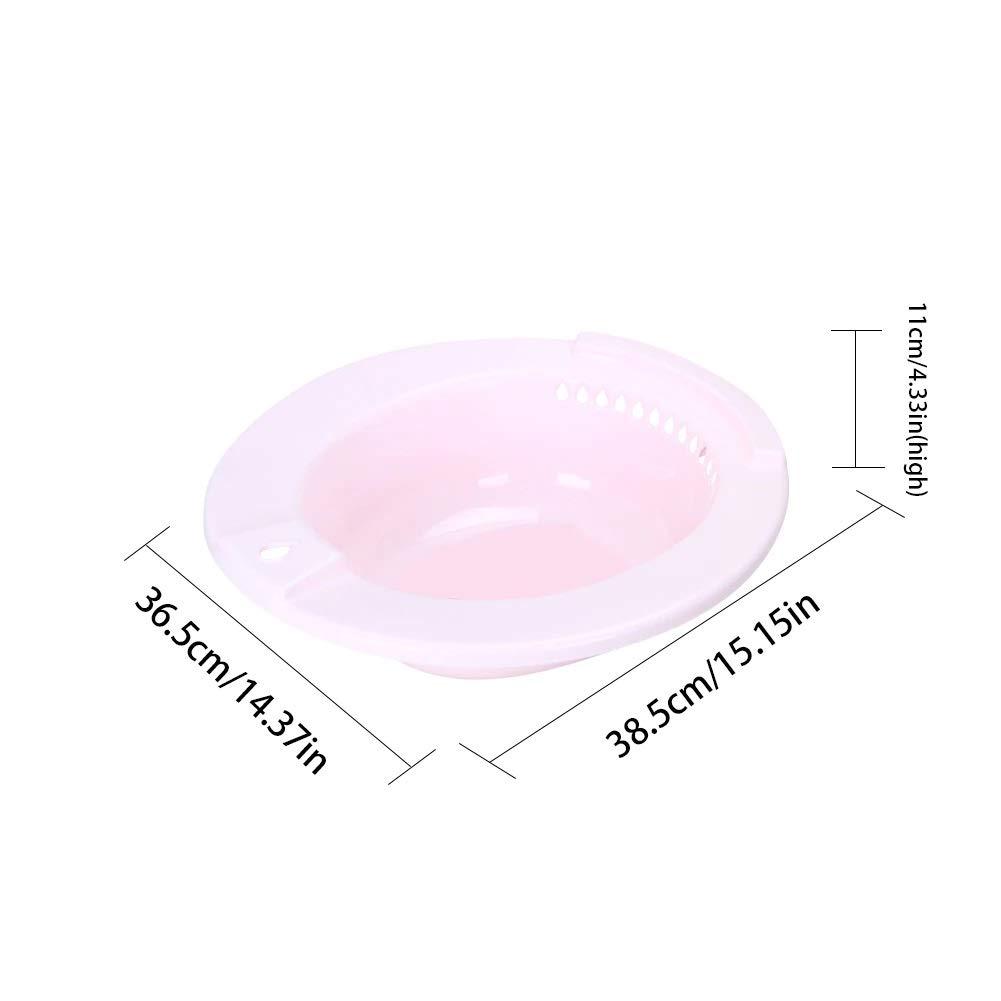 Okayji Okayji Sitz Bath Tub for Piles Fissures Pain Relief and Post Surgery Recovery (Pink)