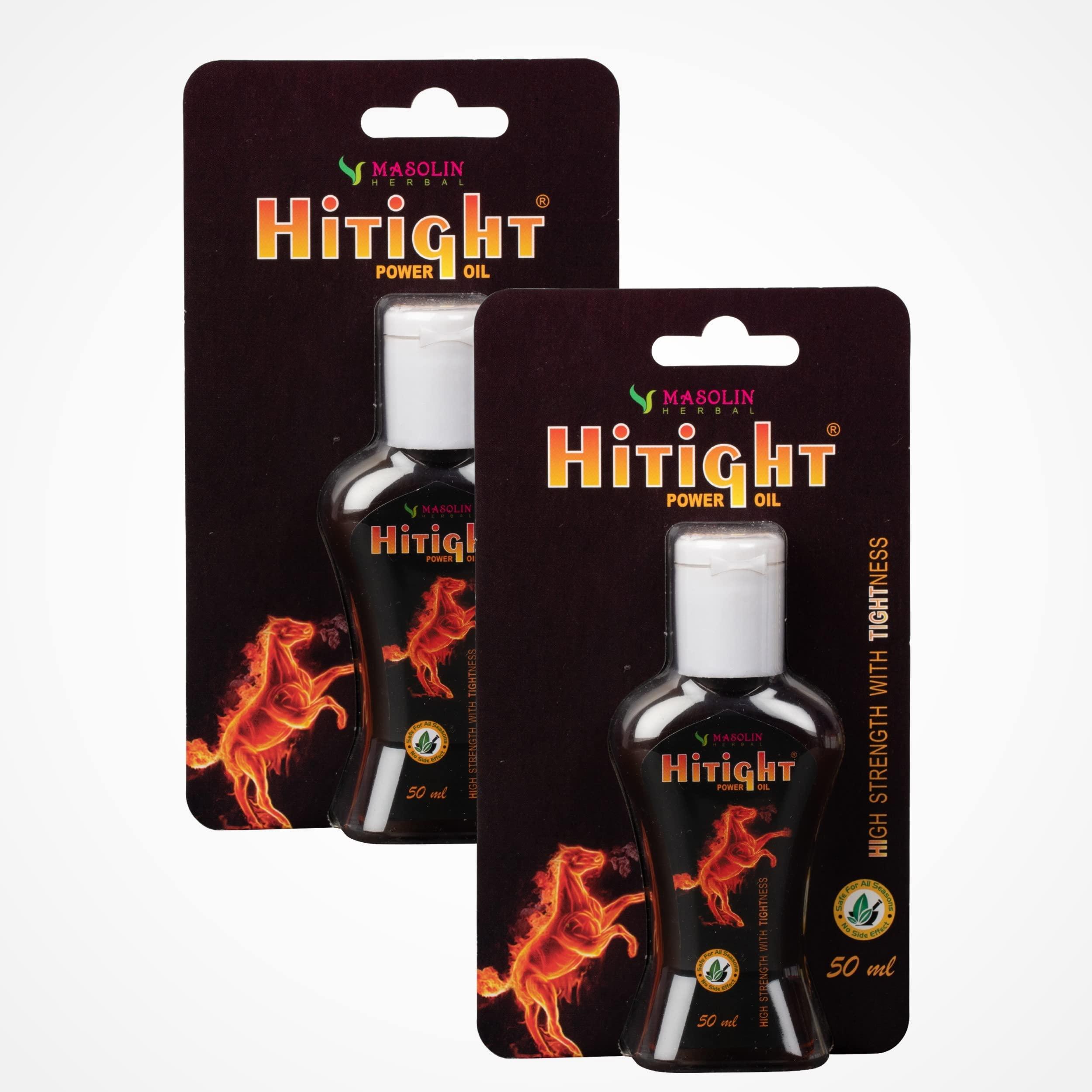 MASOLIN MASOLIN HERBAL HITIGHT POWER PRODUCTS FOR MEN (HITIGHT POWER OIL 50ML - PACK OF 2)