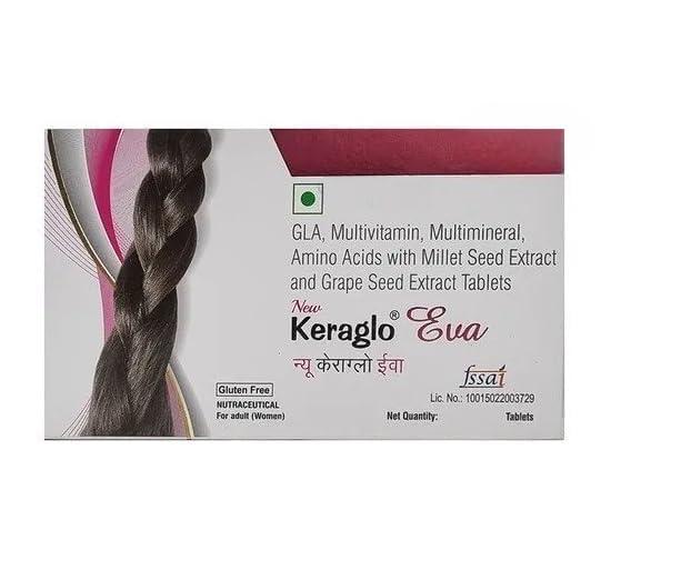 Generic IPCA Keraglo Eva Tablets for Women (Pack of 30-10 * 3 Strips)