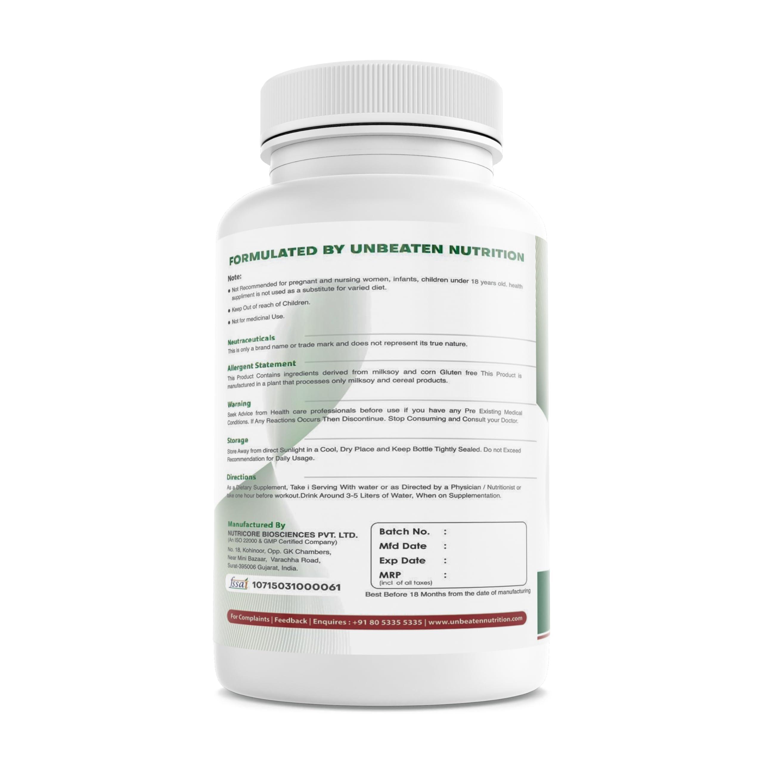 unbeaten nutrition God of herbs, Unbeaten Nutrition\'s Herbal Energy Boost(Tablets for Vitality and Strength)