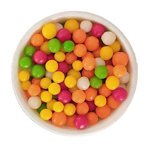 GUNVIKA Gunvika Multicolor Fruit Balls Candy | Mixed Fruit Goli | Colourful Khatti Mithi Goli | Mixed Flavours - 200 Gm