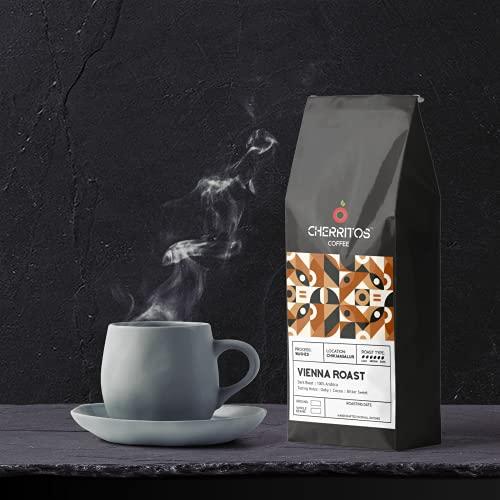CHERRITOS CHERRITOS Coffee, Vienna Roast (Dark Roast), Arabica Coffee, Freshly Roasted, 250 Grams (Whole Beans)