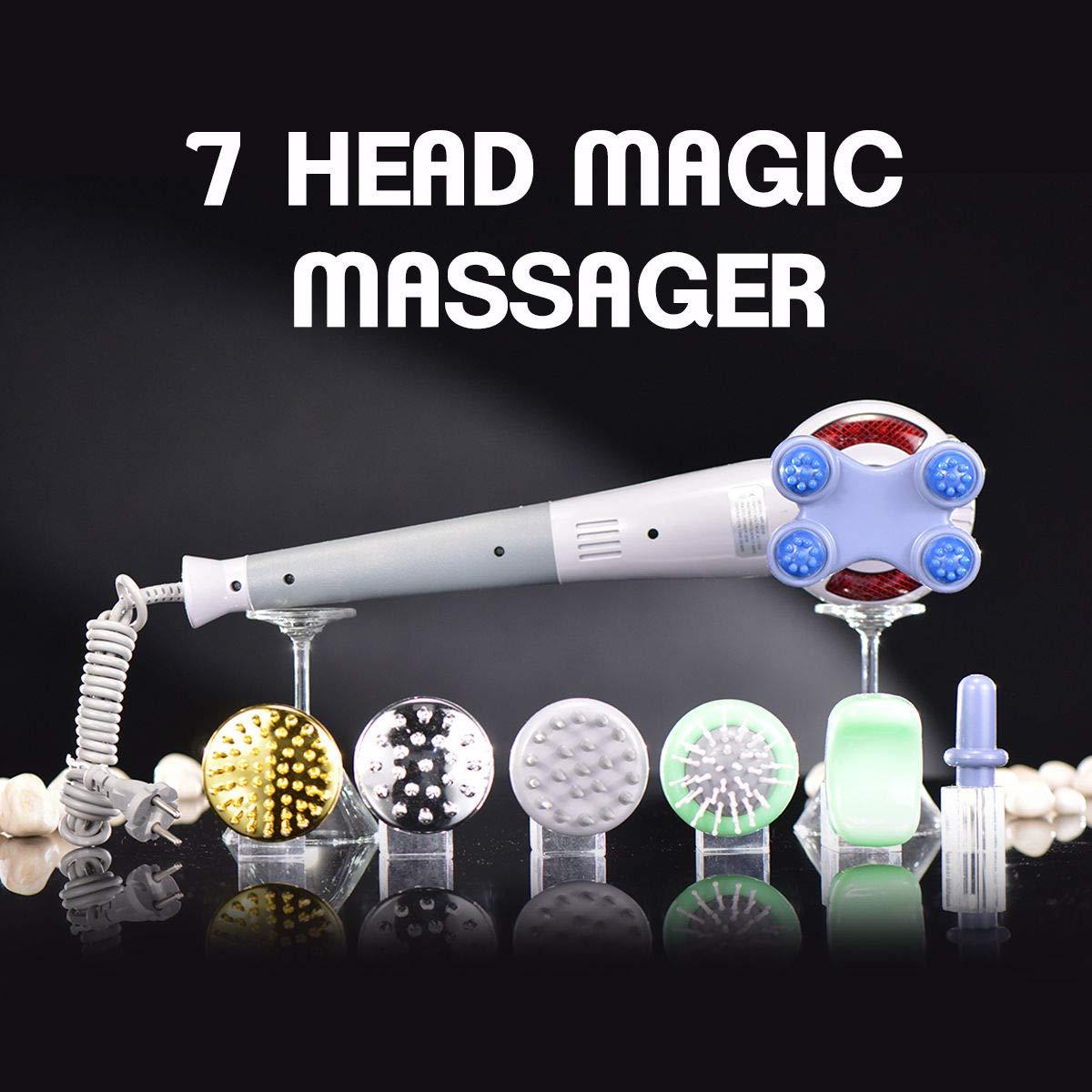 Right Choice Right Choice Maxtop 7-In1 Magic Complete Body Massager for pain relief(Corded electric,Multicolor)