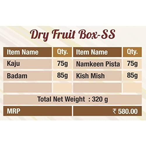 Haldiram\'s Haldiram\'s Nagpur Dry fruit gift box SS 320gm with Sankranti Haldi Kumkum plate