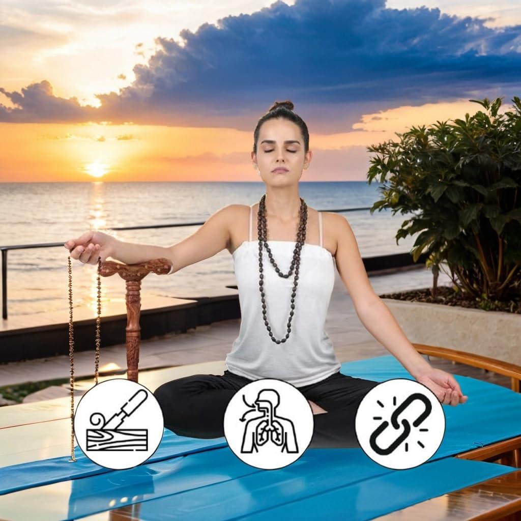 Grip Grip Yoga Danda, regulates the flow of breath in nostrils, which helps achieve optimum energy flow in the body.