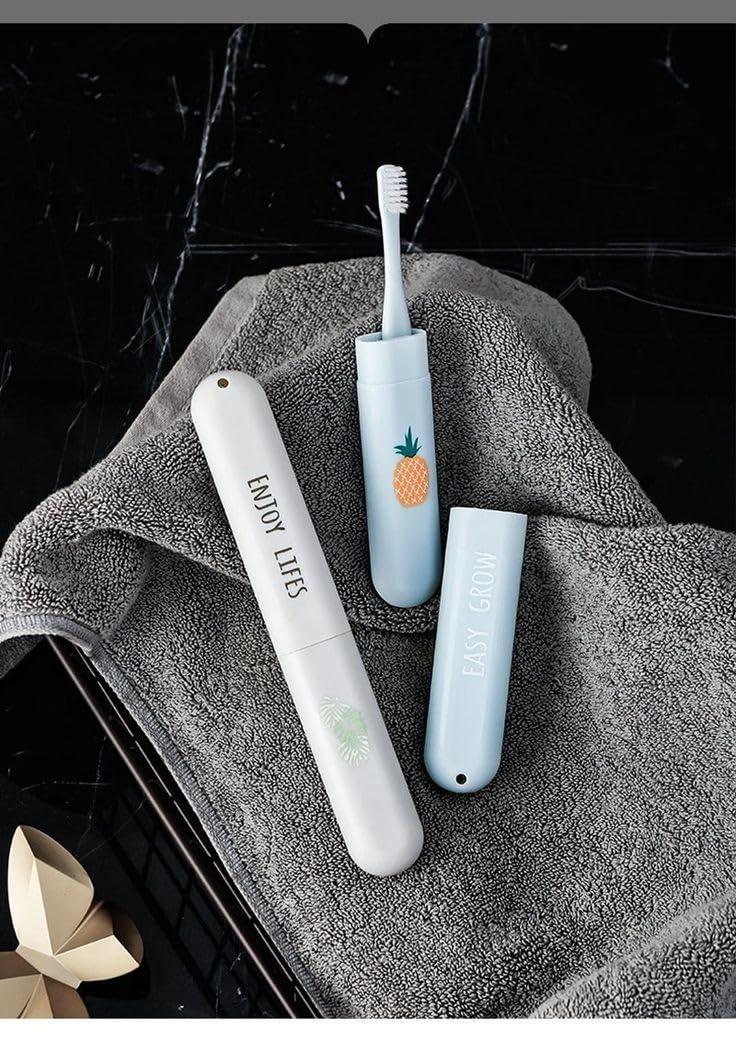 Generic Printed Travel Toothbrush Case, Set of 3