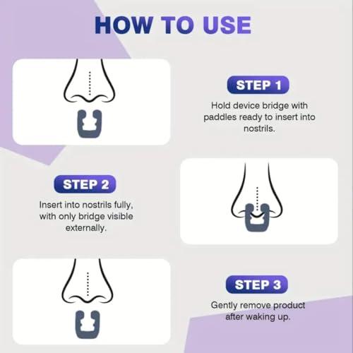 Generic Anti Snoring Nose Clip Device For Men and Women, Snoring stopper for men , Snore Free Magnetic Nose Clip, Instant relief from snoring, Sleeping Aid Devices Ease Breathing, Relieves Nasal Nose Clip (Pack of 2)