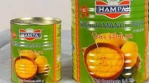 MADRIC HAMPA -- 2 PCS Kesar Mango Pulp Tin, Sweetened, Organic & Natural Aamras Tin with No Added Preservatives TOTAL 1.7 KG 599 INR INCLUDE DELIVERY CHARGES |MANGO PULP|ORGANIC & NATURAL PULP|