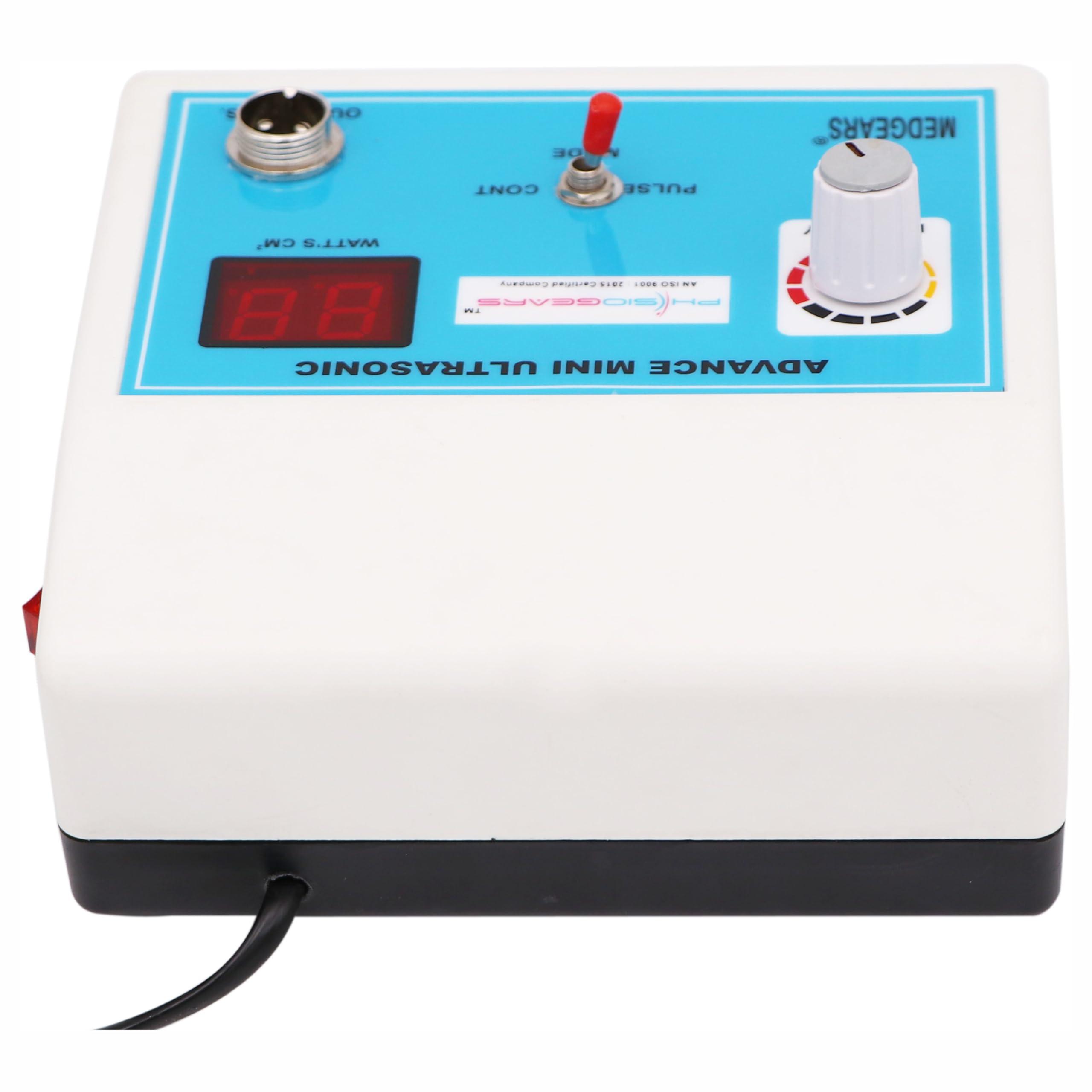 MEDGEARS MEDGEARS Ultrasonic Therapy Machine Physiotherapy Ultrasonic Machine Ultrasound Therapy Machine (1 Mhz) Mini US for Pain Relief Device with One Year Warranty