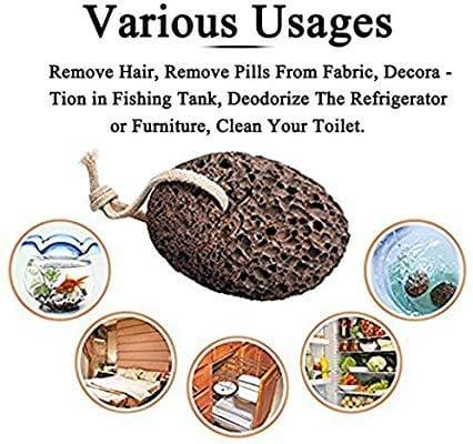 RUSTIC RITUALS best of nature for you! Rustic Rituals Lava Pumice Stone for Foot Callus Knees and Elbow| Pedicure- Callus Remover for Feet & Hands - Pedicure Tool Exfoliation to remove dead skin- Pack of 2