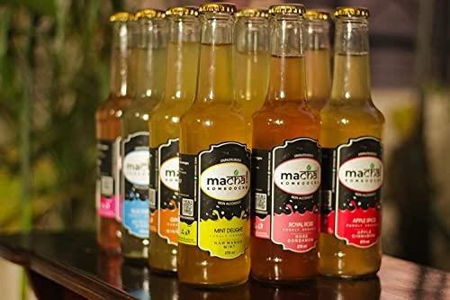 Macha! Macha! Komboocha - Kombucha Standard Flavor-Organic Probiotic Refreshment-Reenergizing Fermented Tea-Preservatives free Energy Drink, 275 ml (Pineapple Punch, Pack of 4)