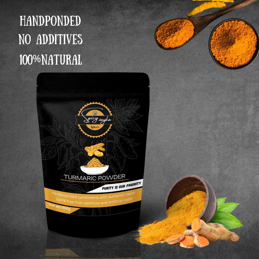Spicy Zayka Spicy Zayka : Pure Organic Turmeric Powder | Haldi from Salem (1kg)