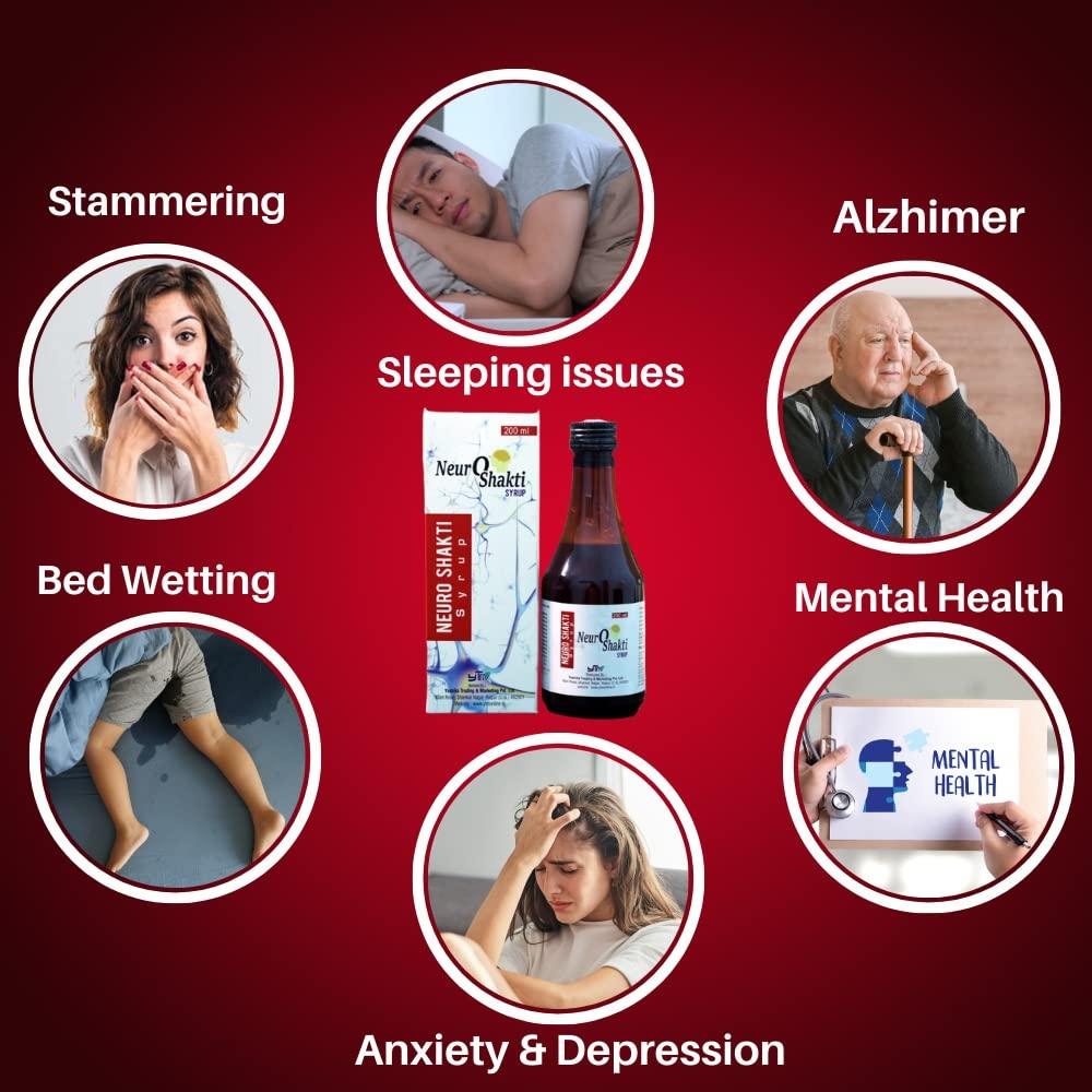 Neuro Shakti Neuro Shakti Syrup helps in tension depression good sleep & mental wellness 200ml