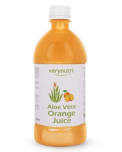 verynutri Verynutri Aloe Vera Orange & Noni Juice- 1200 Ml (Pack of 2-600 Ml each) | Organically Grown| Immunity Booster | Health Juices.