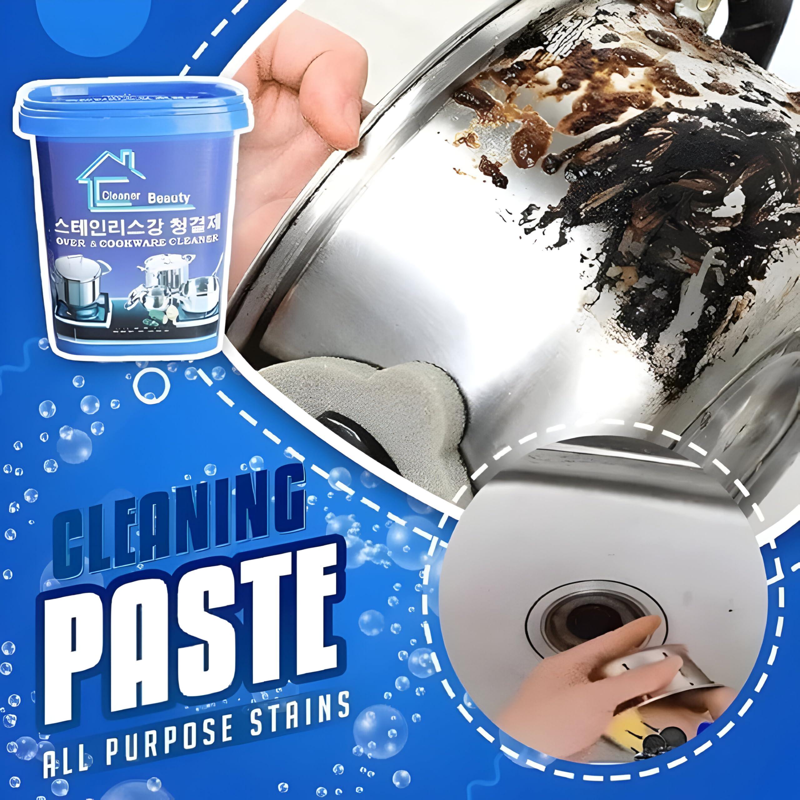 ALI SHIPPING Heavy-Duty Cookware Cleaner Powder Multi-Surface Scouring Powder for Stainless Steel, Cast Iron, and Non-Scratch Cookware, Ideal for Pot and Pan Stain Removal and Kitchen Maintenance