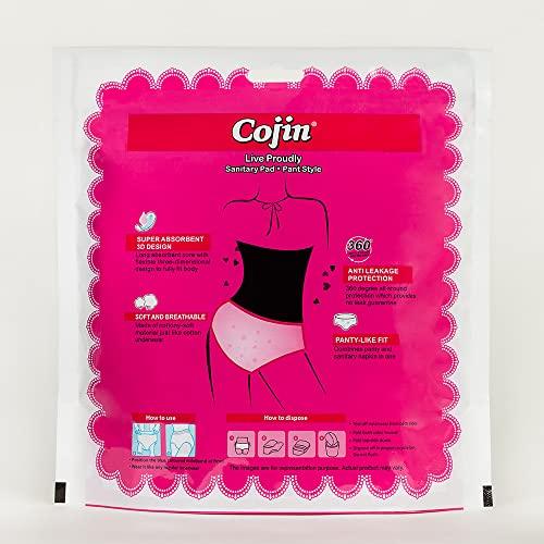 Cojin Cojin Overnight Disposable Period Panties For Heavy Flow (10 Pack - 30 Panties)|1 panty = ~4 regular pads|0% Leaks|All-Night 360 degree Period Protection - Night Period Panty